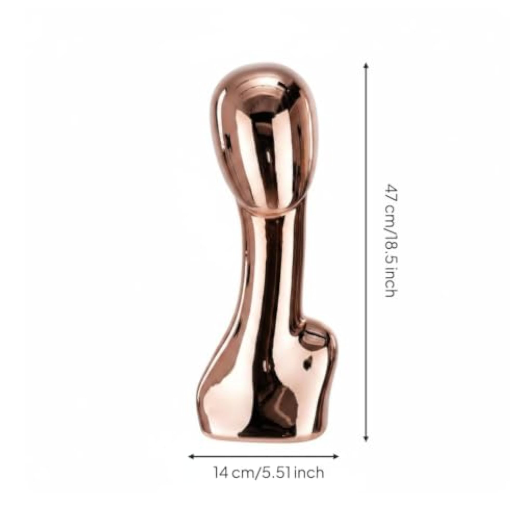 Glossy Finish Shoulder Base Mannequin Head Stand